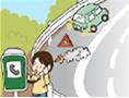Image for: Leave the area before reporting an accident
