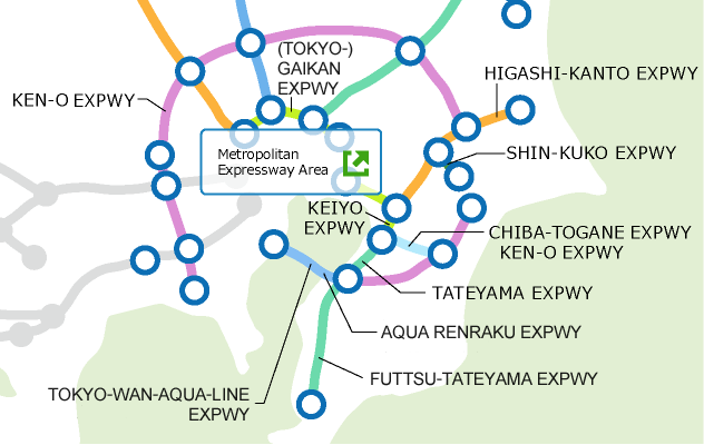 Minami-kanto area map